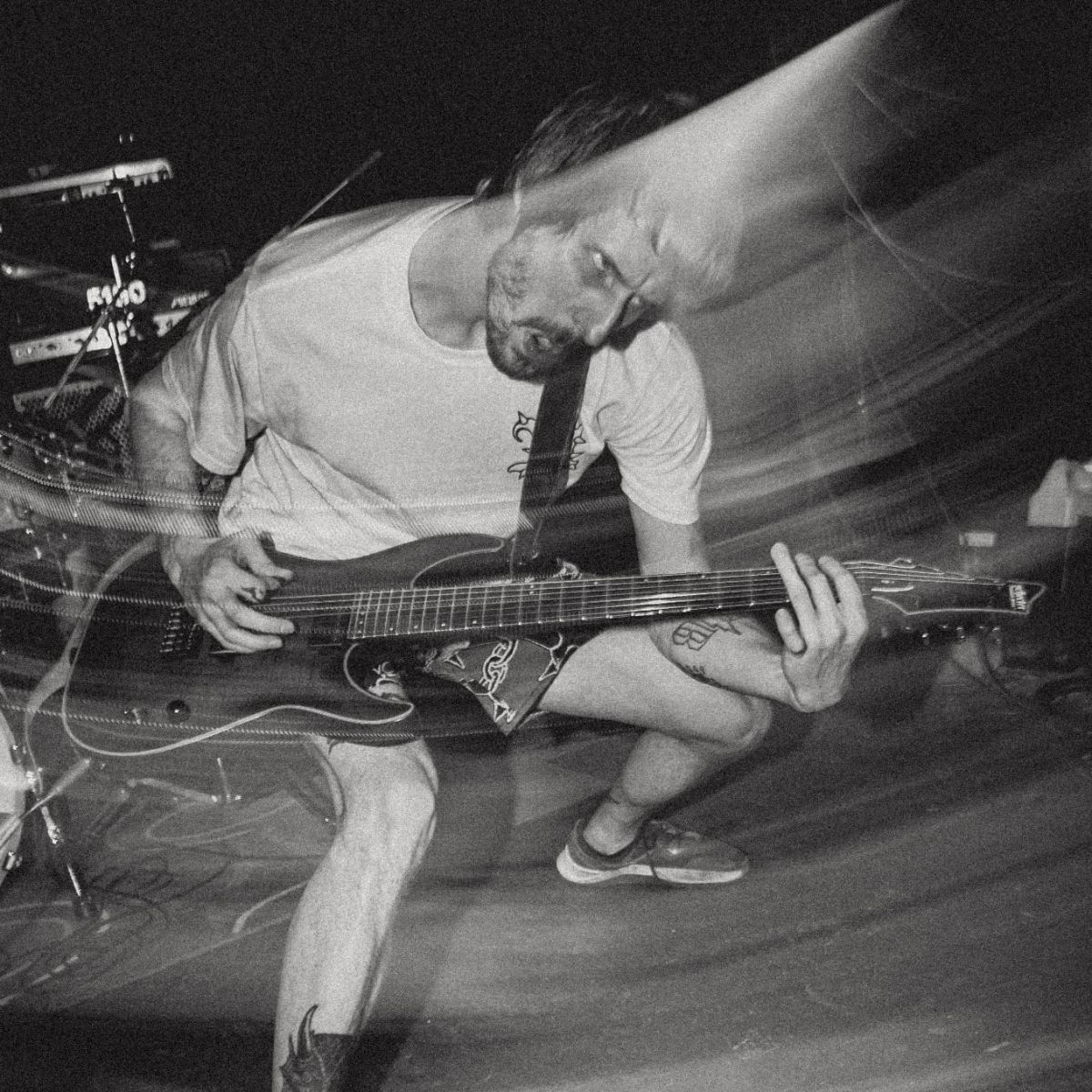 Scott playing guitar