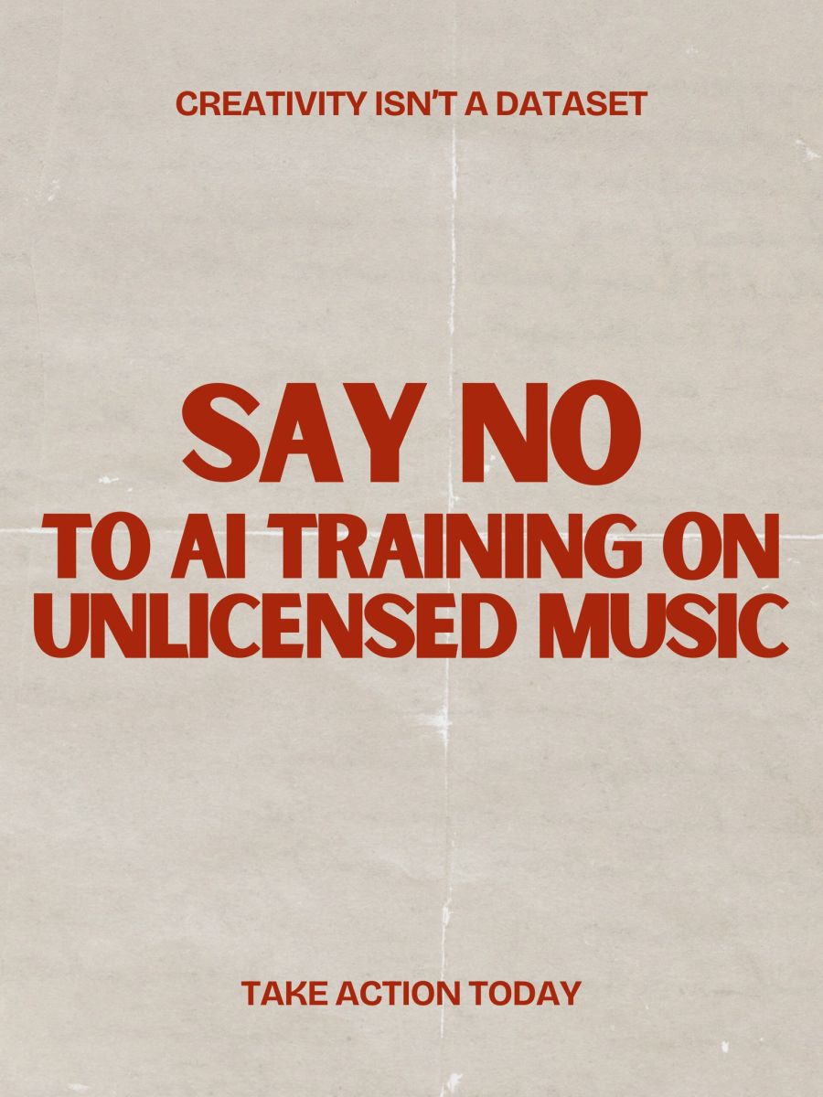 SAY NO to AI Training on Unlicensed MUsic