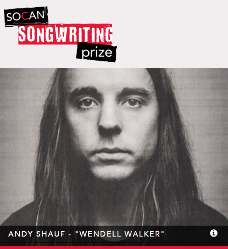 Andy Shauf Nominated for Prestigious Songwriting Award