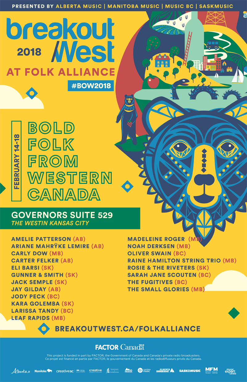Saskatchewan At Folk Alliance 2018