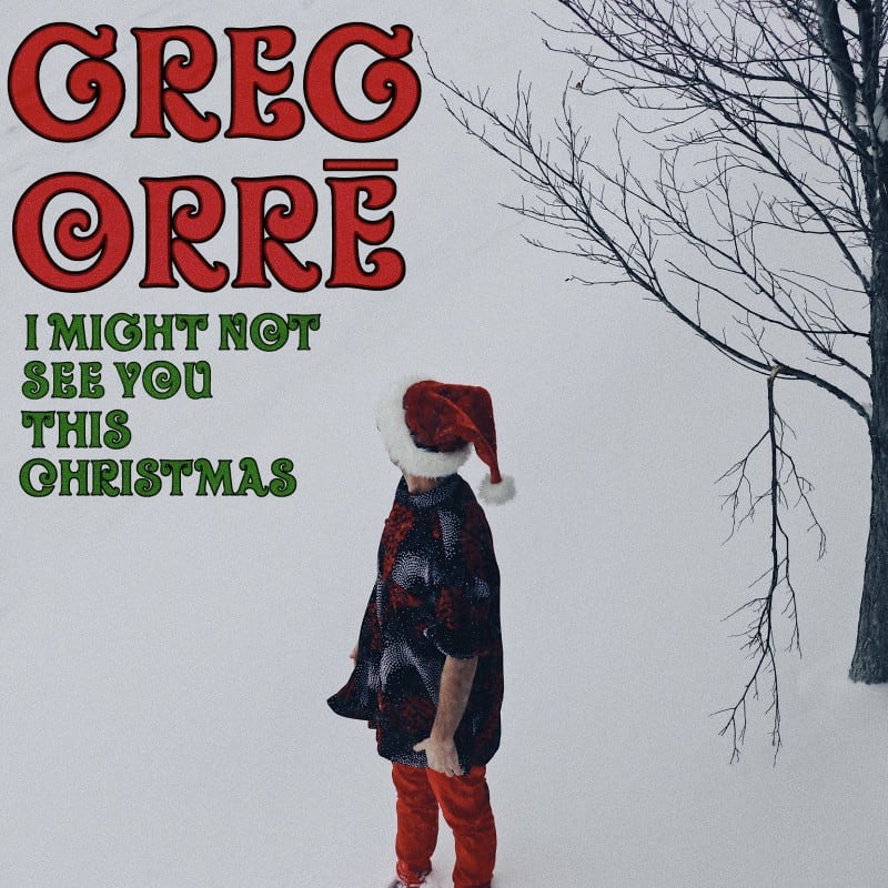 Greg Orrē, lead singer of Too Soon Monsoon, releases pandemic inspired Christmas single