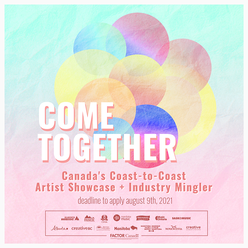 SaskMusic and friends Showcase Opportunity: Come Together