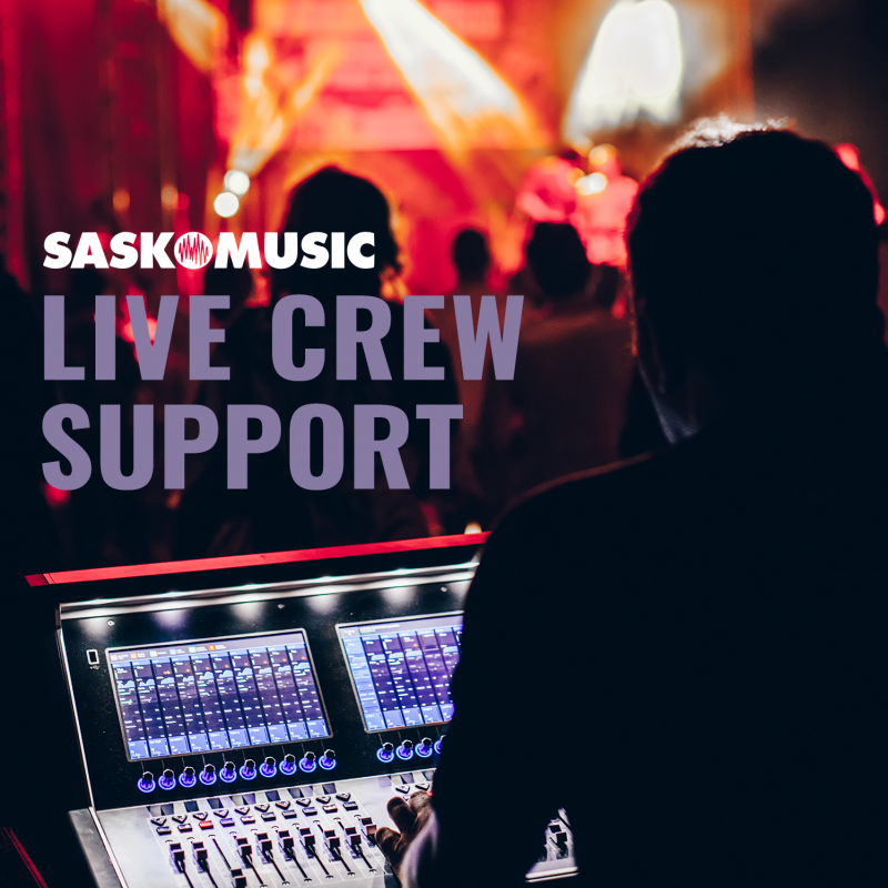 SaskMusic distributes industry support through the Live Crew Support Fund