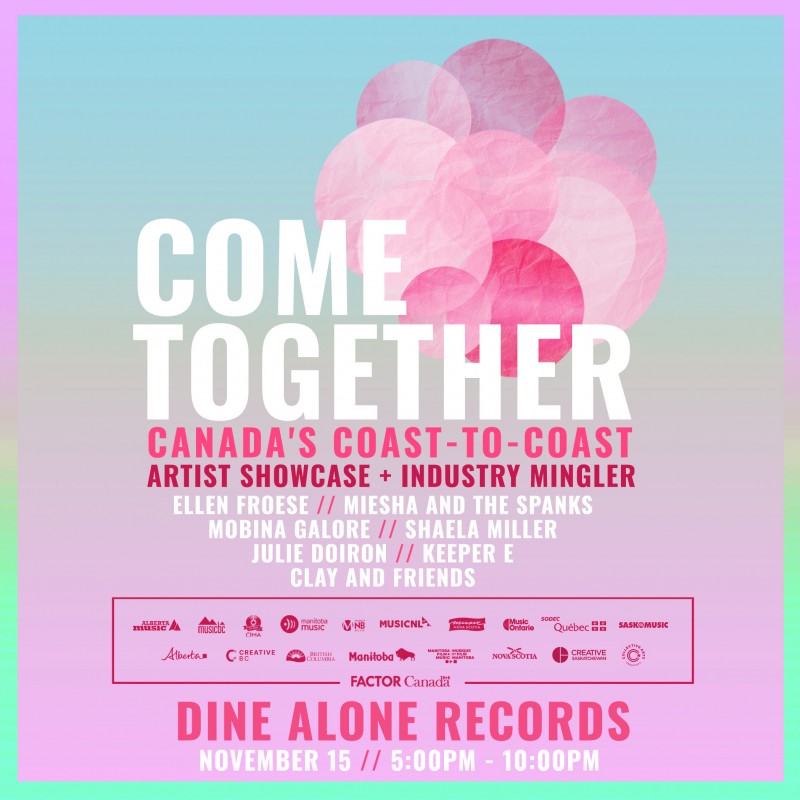 Come Together - Coast-to-Coast Artist Showcase & Industry Reception