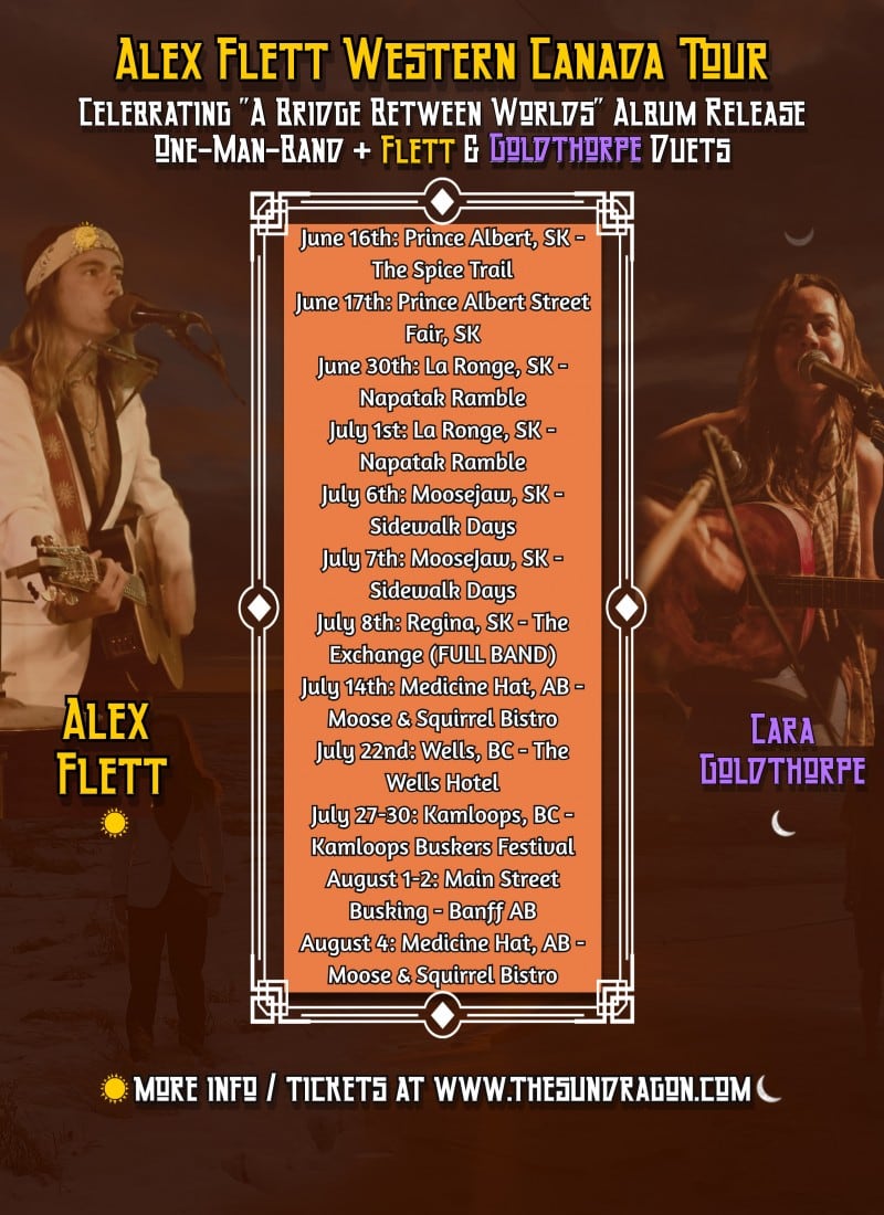 Alex Flett is on his Debut Tour!