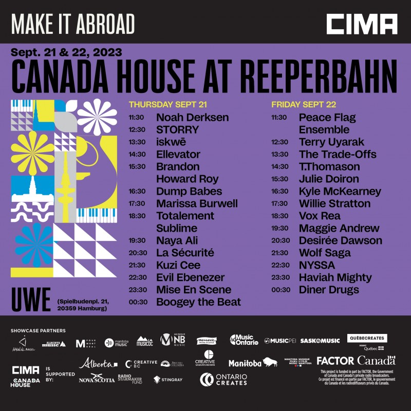 Saskatchewan joins Canada House at Reeperbahn Festival 2023