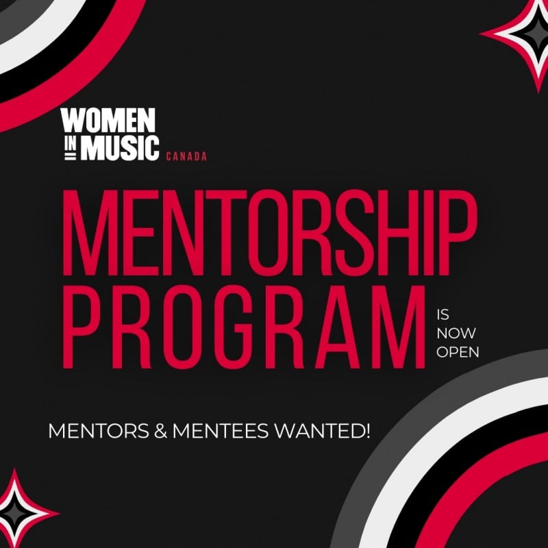 Women in Music Canada Mentorship Program Sign-Ups Now Open