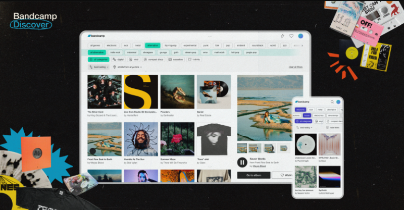 Discover: A New Way to Shop on Bandcamp