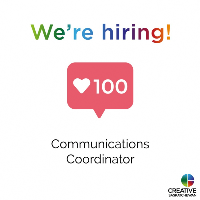 Creative Sask Hiring Communications Coordinator