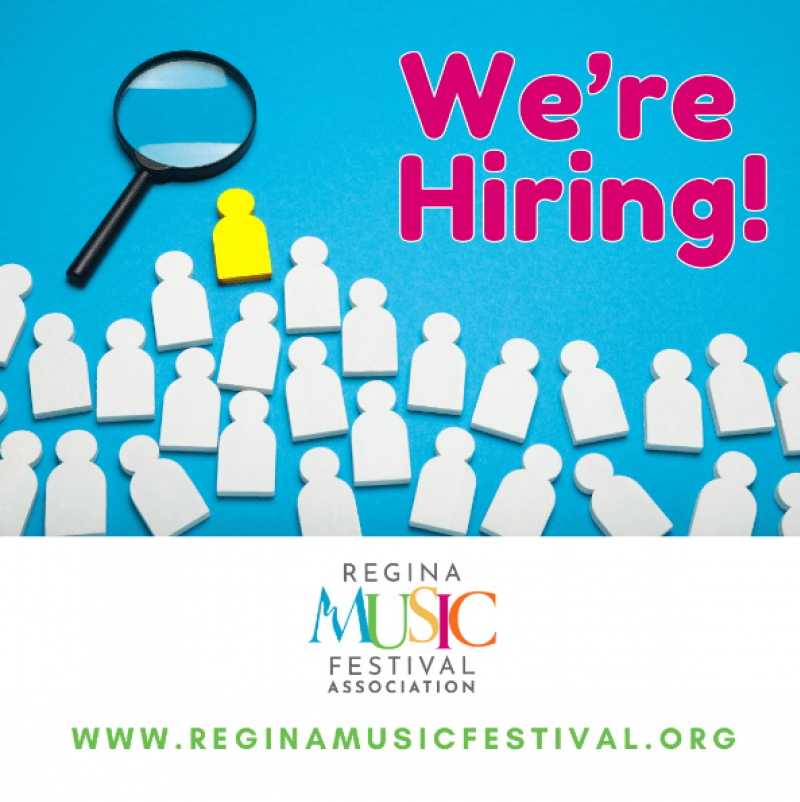 Regina Music Festival Association hiring Production Manager