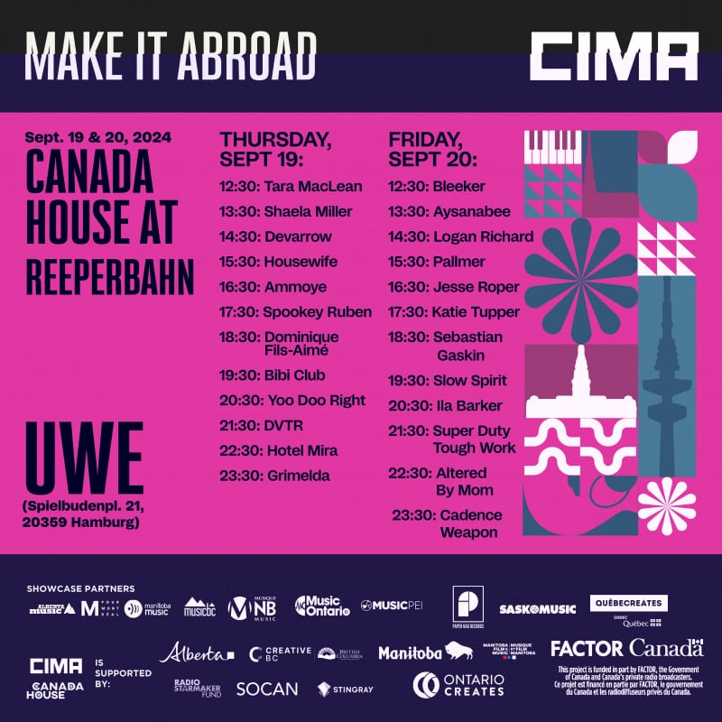 SaskMusic Returns to Reeperbahn along with Grimelda, Katie Tupper