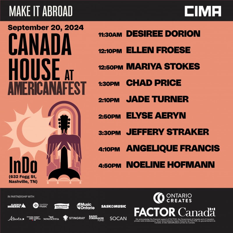 Ellen Froese and Jeffery Straker at Americanafest 2024, September 17–21, Nashville TN