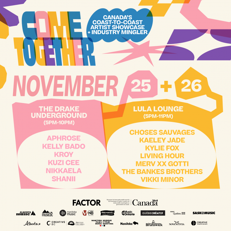 Come Together: 4th Annual Showcases & Industry Meetings incl Merv xx Gotti, Vikki Minor