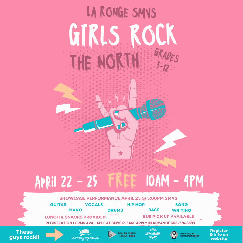 CAMP launches Girls Rock the North: La Ronge