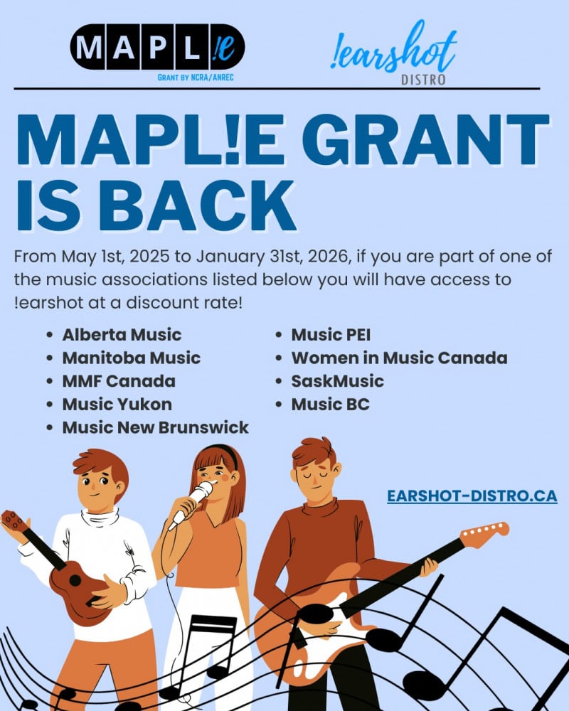 50% off !earshot Distro for members