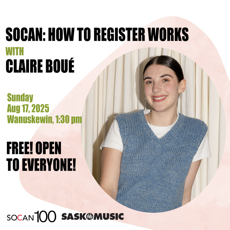 SOCAN workshop set for August 17