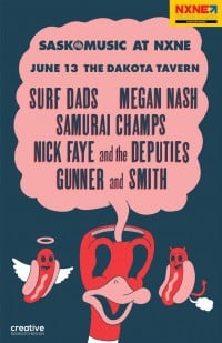 NXNE Club Land Curator Series: SaskMusic June 13, 2018 in Toronto ON