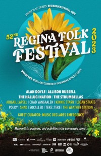 1st Wave of Artists Announced for the 2023 Regina Folk Festival