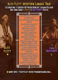 Alex Flett is on his Debut Tour!