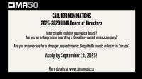 Call for Nominations: CIMA Board of Directors 2025-2028