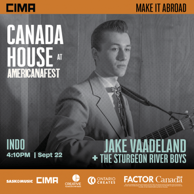 SaskMusic and artists at Canada House - AmericanaFest 2023