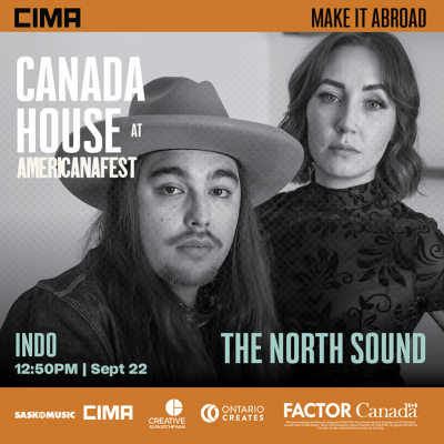 SaskMusic and artists at Canada House - AmericanaFest 2023