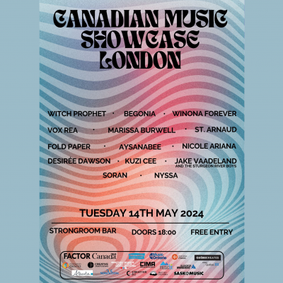 SaskMusic and artists at The Great Escape 2024