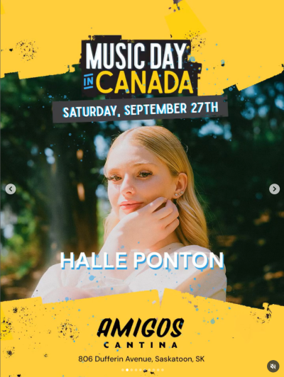 Music Day in Canada Saskatoon artists announced