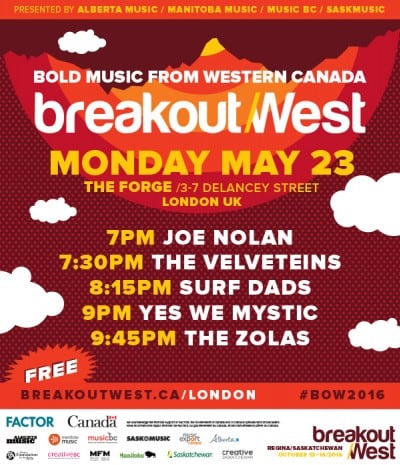 SaskMusic and Artists Return to the UK