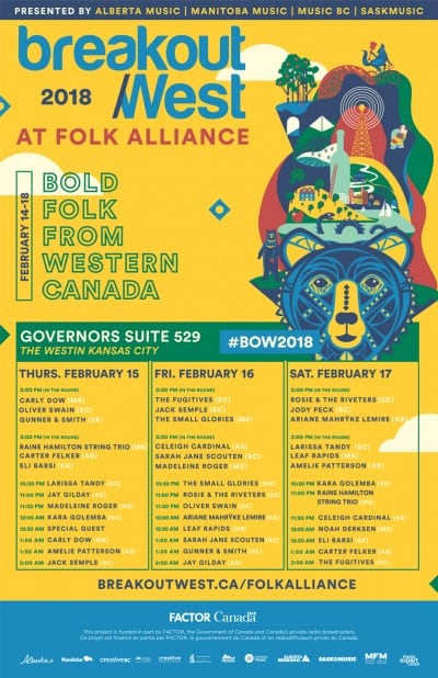 Saskatchewan At Folk Alliance 2018