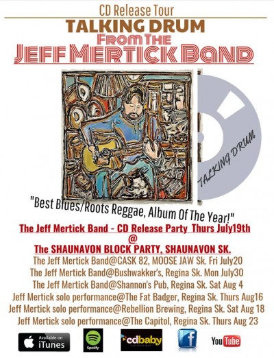 New Album & Summer Tour from The Jeff Mertick Band