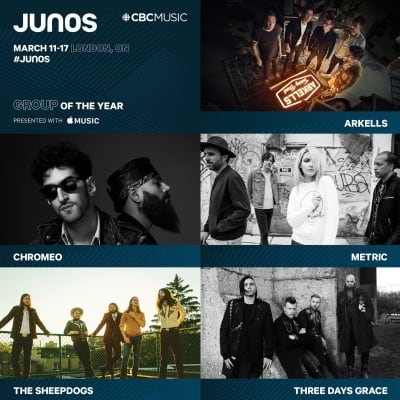 Saskatchewan JUNO Nominations 2019 