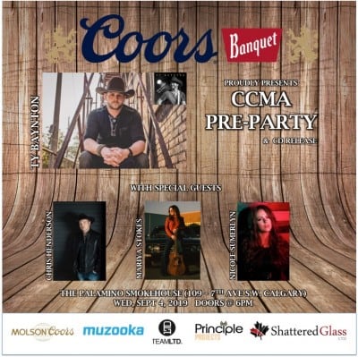 SaskMusic and Artists at Country Music Week 2019, Calgary AB