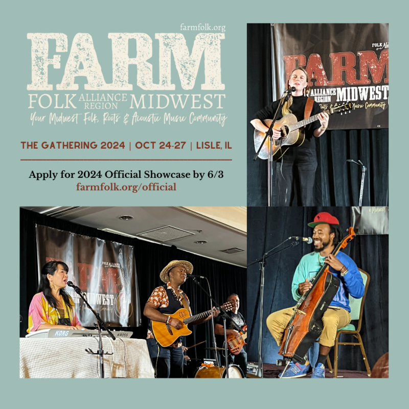 Showcase Opportunity: Folk Alliance Region Midwest (FARM) Official Showcase