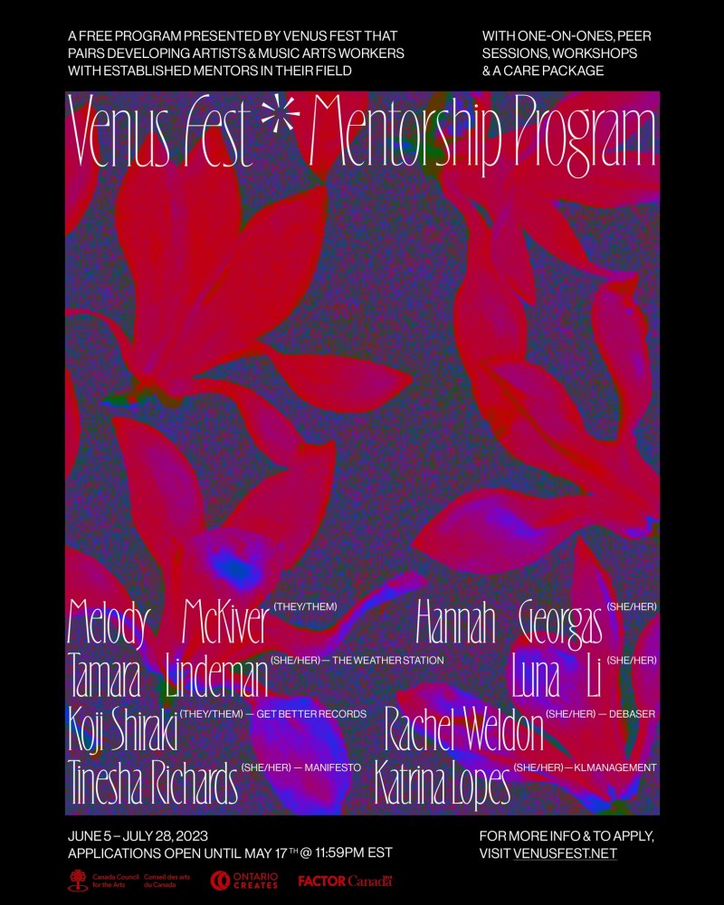 Mentorship Opportunity: The Venus Fest Mentorship Program (Deadline to Apply May 17,2023)