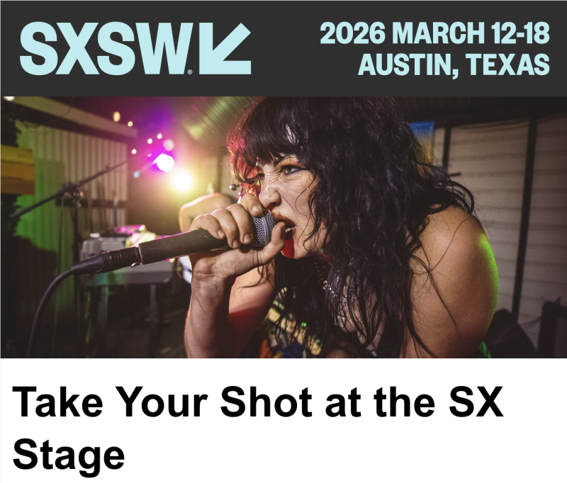 Showcase Opportunity: SXSW 2026