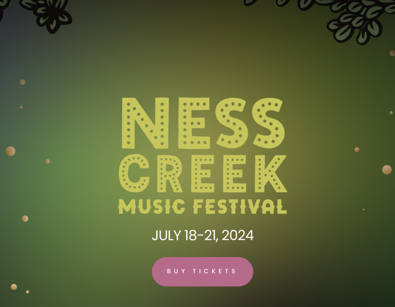 Performance Opportunity: Ness Creek Music Festival 2024 Daytime stages