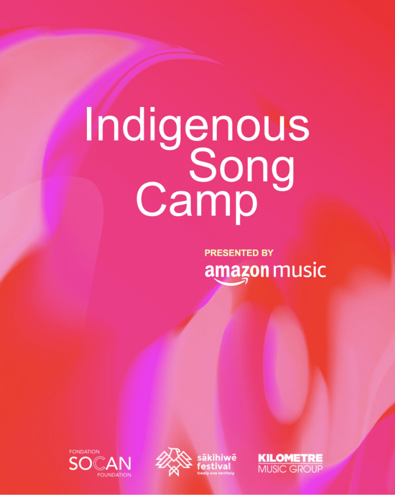 Songwriting Opportunity : Annual Indigenous Song Camp presented by Amazon Music