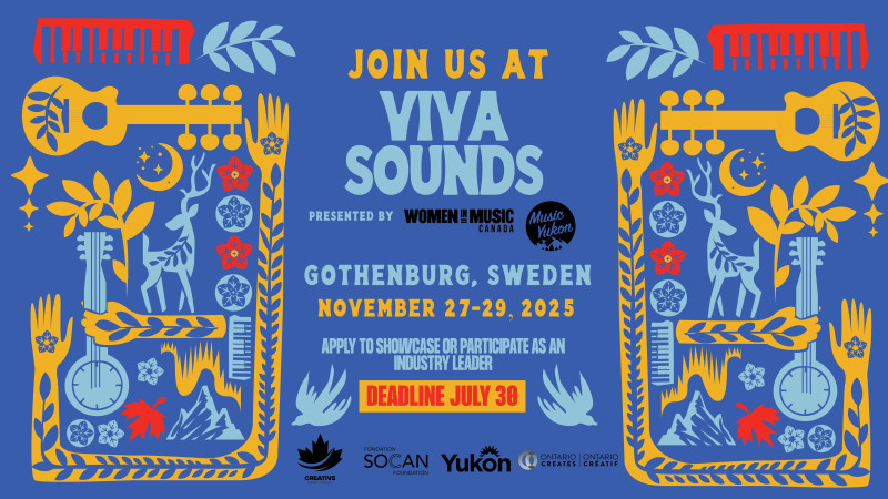 Export Opportunity - VIVA SOUNDS 2025 (Presented by Women in Music and Music Yukon)