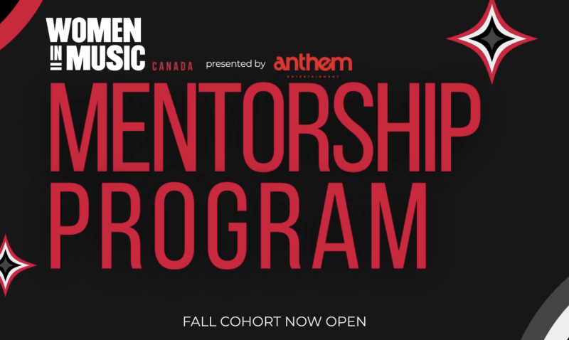 Mentorship Opportunity: Women in Music Canada National Mentorship Program 2025