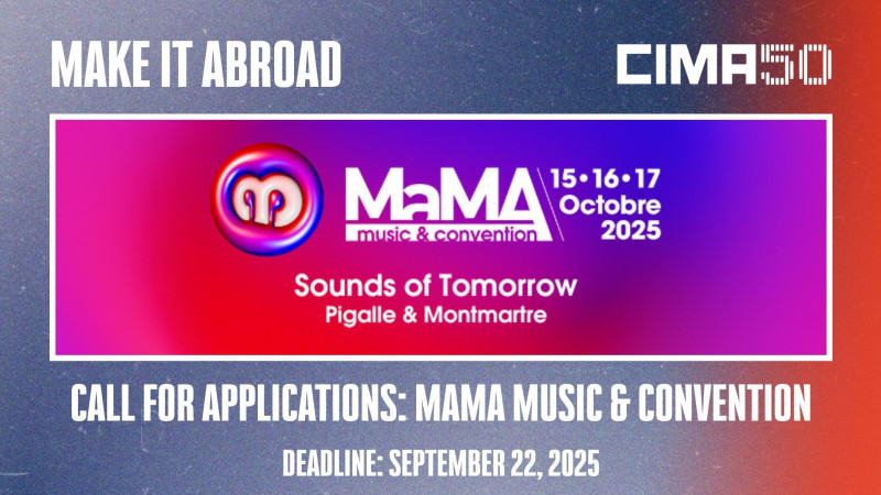 Call for Applications: MaMa Music & Convention 2025