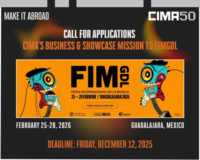 Call for Applications: CIMA's Business & Showcase Mission to FIMGDL 2026
