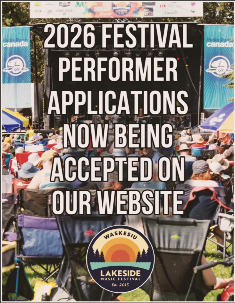 Festival Opportunity - Waskesiu Lakeside Music Festival 2026