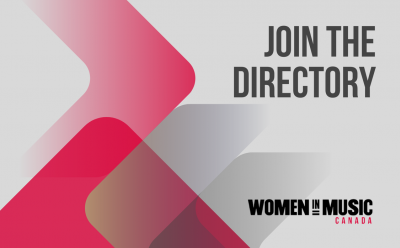 Join The The Women in Music Canada Directory!