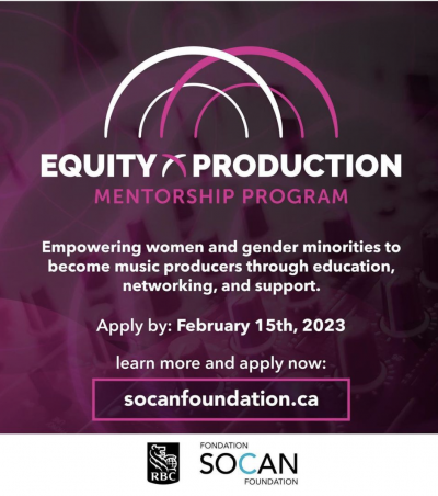 Education and Mentorship Opportunity -  Equity X Production Mentorship Program