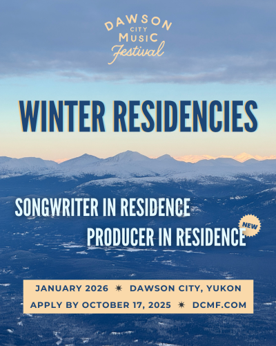 Residency Opportunity: Songwriter in Residence and Producer in Residence